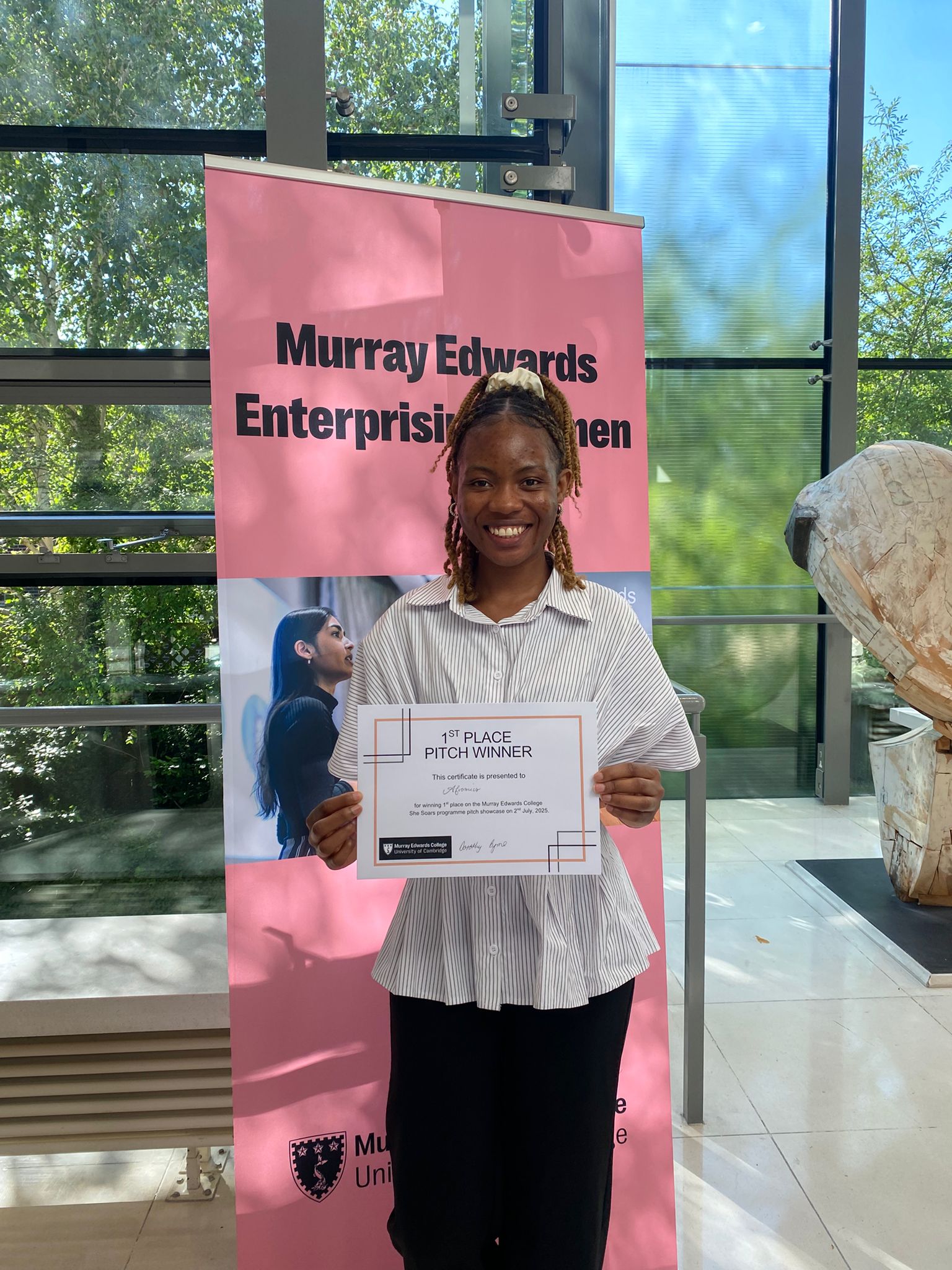 First prize at She Soars 2025